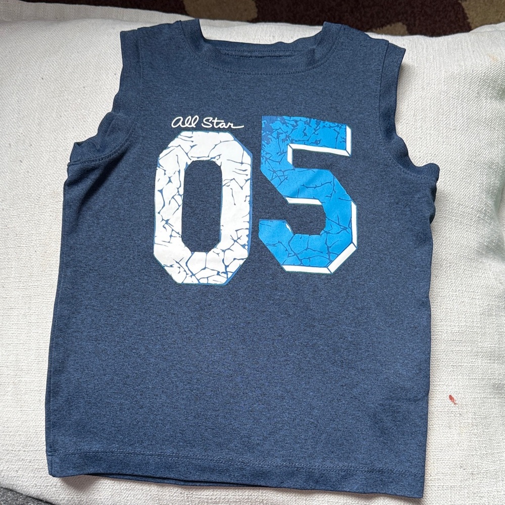 Joe Fresh Kids Tank Top - Navy and Light Blue